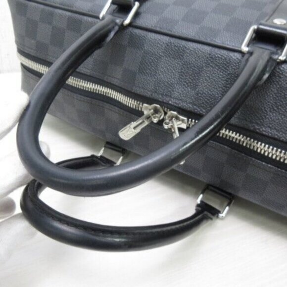 Authentic Louis Vuitton Damier Graphite Porte Document Voyage Briefcase Mens - Picture 8 of 16